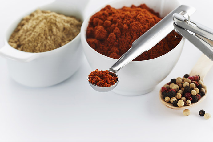 spices and spoons