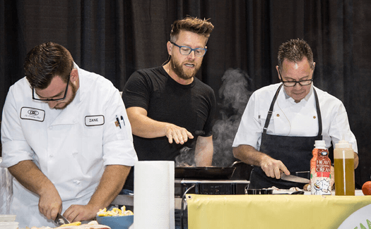 CHEF BLAIS ON SCALLOPS WITH PROSCIUTTO