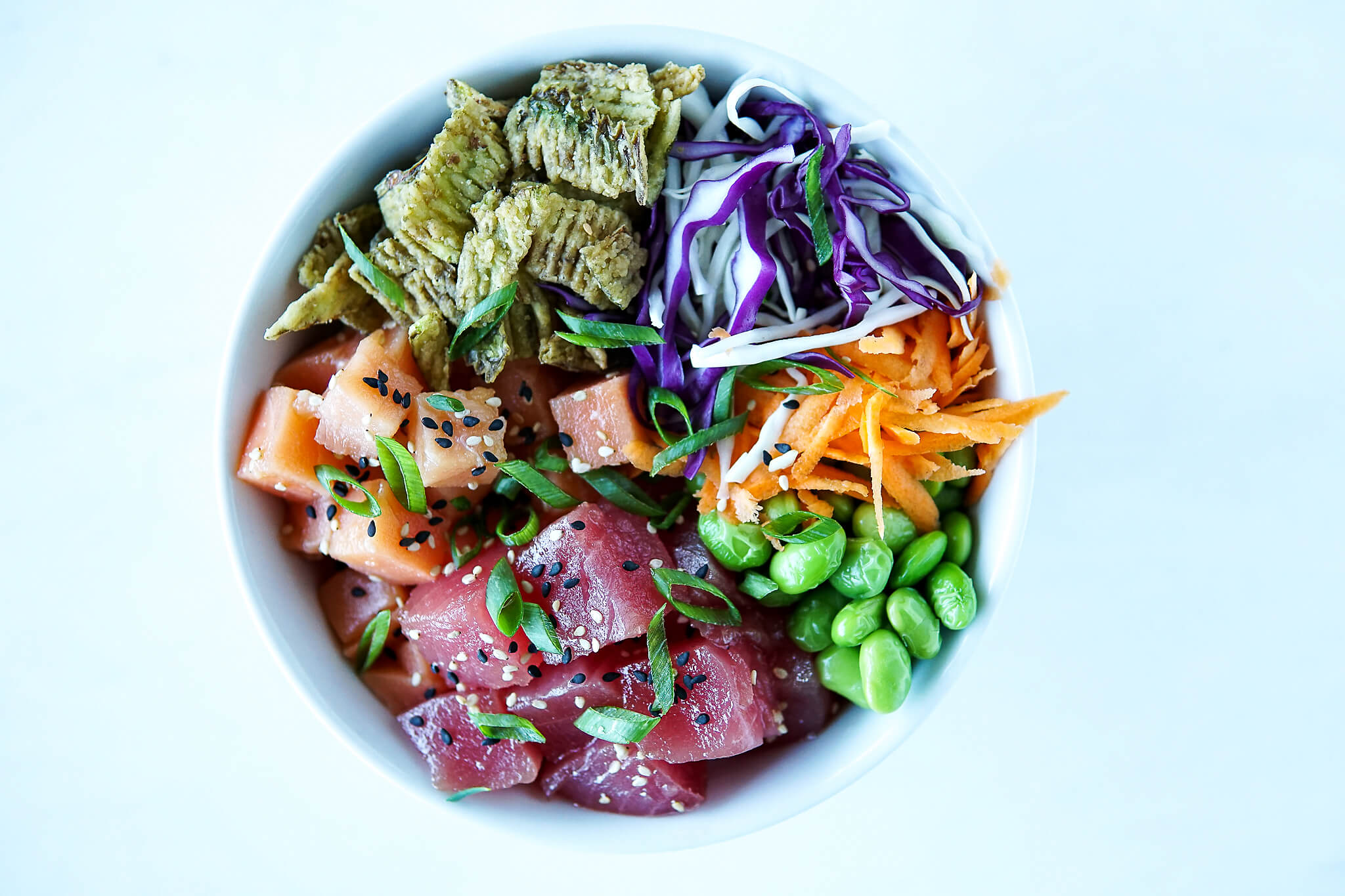 crispy jalapeno poke bowl