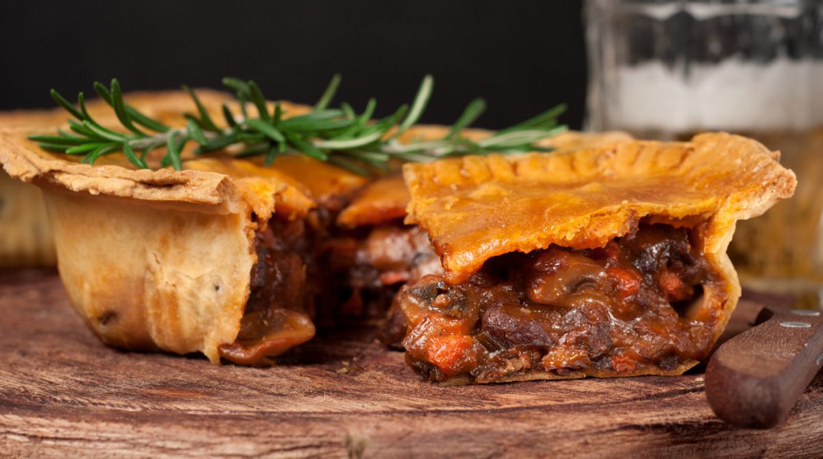 Short rib bone marrow pot pie