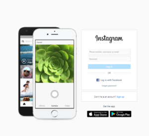 Intagram Login Screen