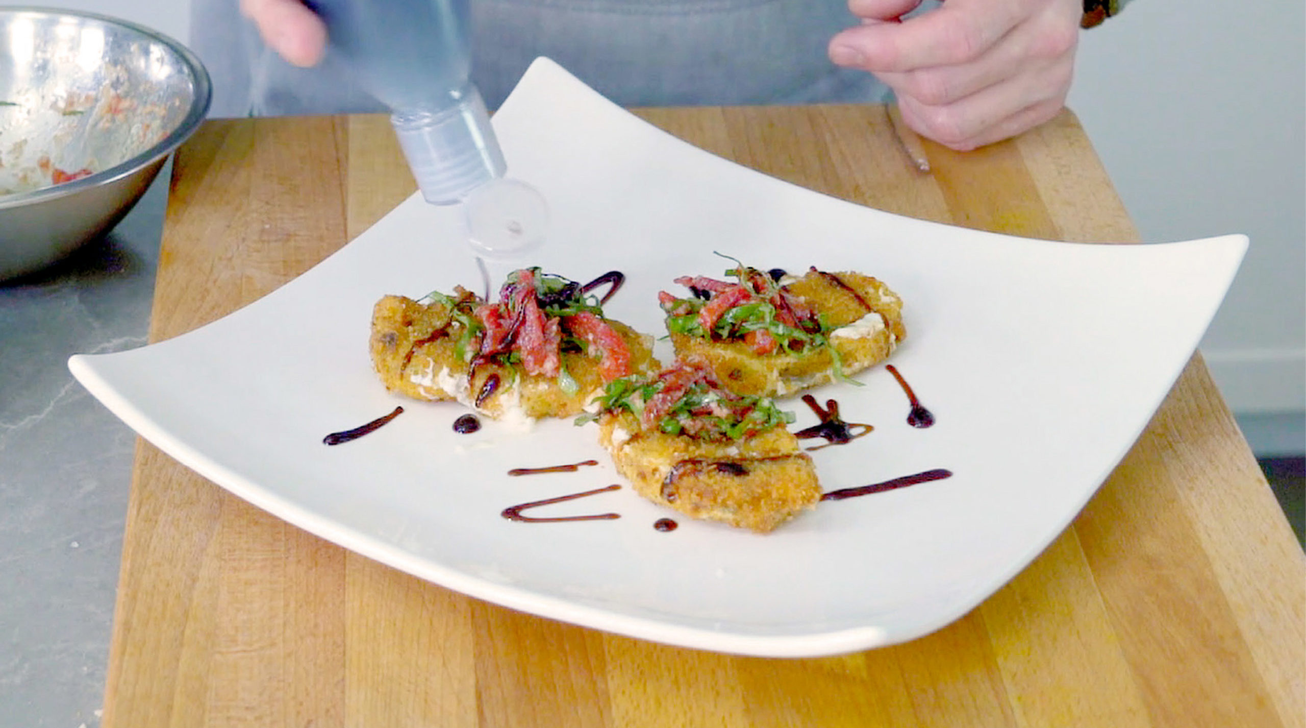 Fried Mozzarella Caprese Shamrock Foods