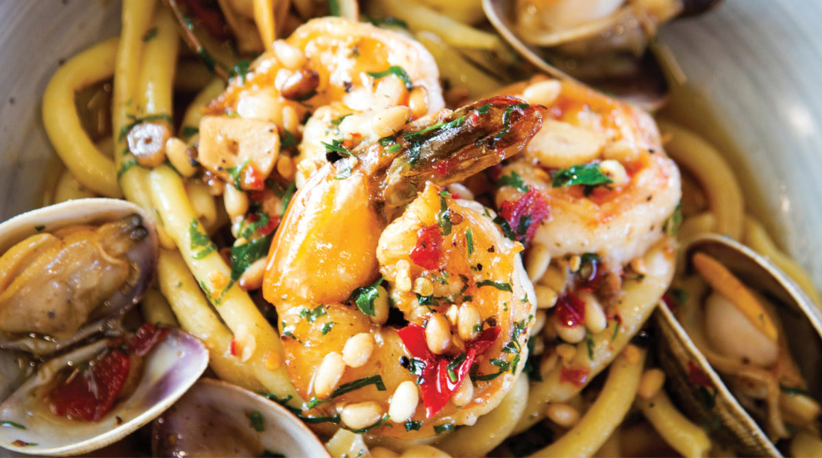 Shrimp and calms seafood for restaurants
