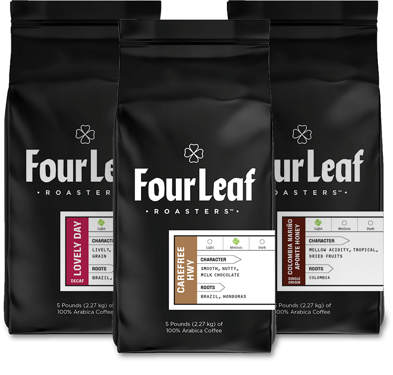 Three Coffee Bags