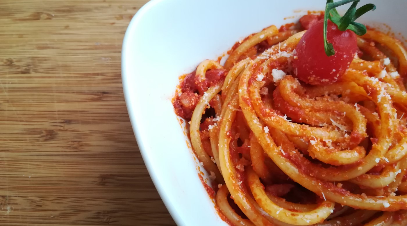 Spaghetti Amatriciana Shamrock Foods