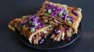 Jiang Bing With Shredded Pork