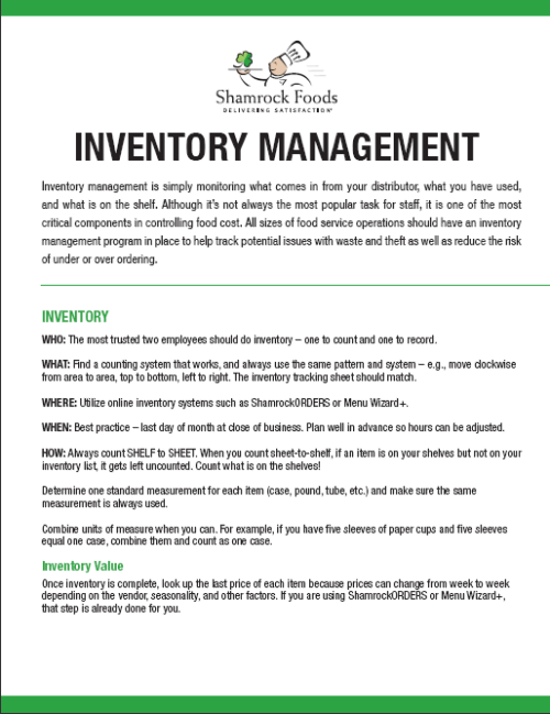  Inventory Management Guide
