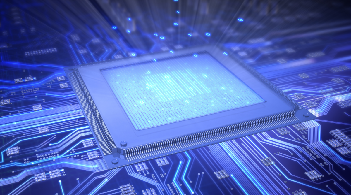 computer chip board AI