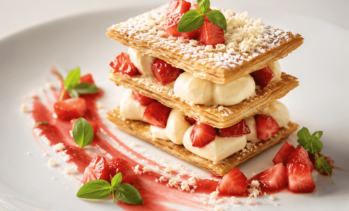 Strawberry Shortcake Napoleon